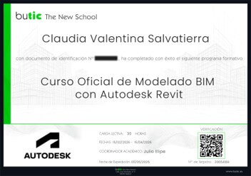 título propio Curso Revit